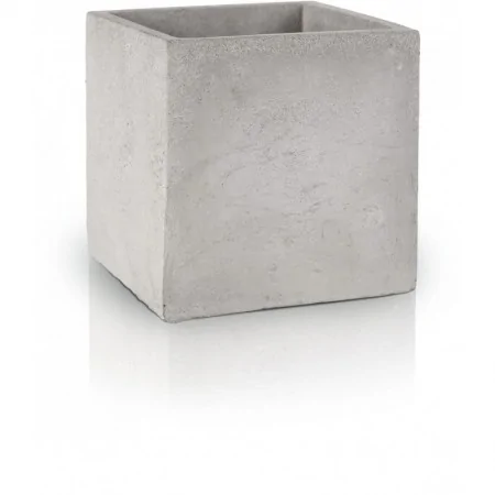 Osłonka doniczka betonowa szara kostka 10 x10,5 cm