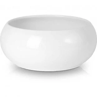 Misa biała mała osłonka ceramiczna 13x6