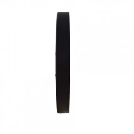 Lustro ścienne metalowe w czarnej ramie okrągłe 50 cm