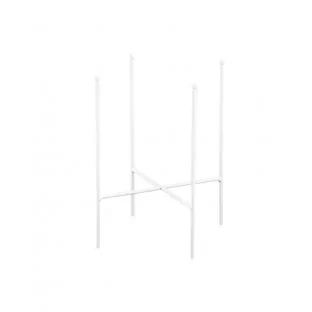 Stojak metalowy biały na doniczkę 18 cm