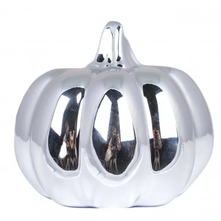 Dynia srebrna ceramiczna do dekoracji stroika 7 cm