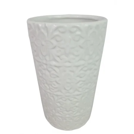 Wazon biały ceramiczny 20 cm
