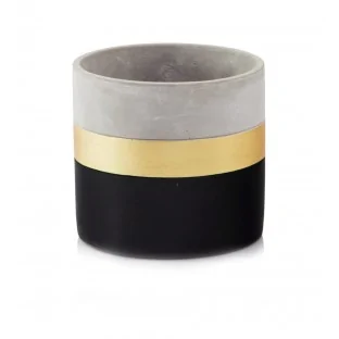 Osłonka szara czarna ze złotym paskiem 13,5