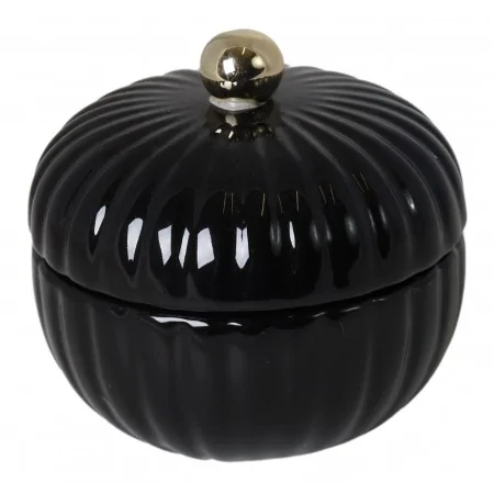 Puzderko czarne ceramiczne na biżuterię 9,5 cm