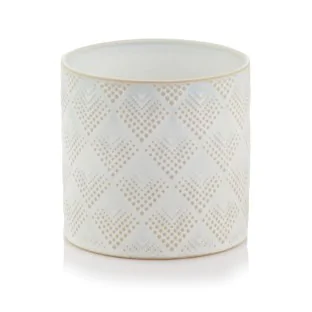 Osłonka kremowa z wzorem vintage 15 cm