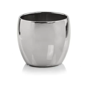 Osłonka srebrna kula glamour doniczka 13,5 cm