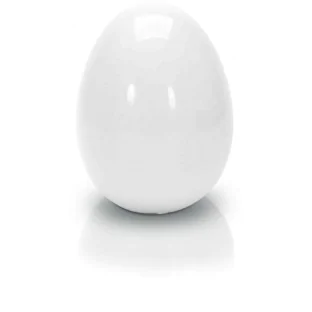 Jajko białe ceramiczne wielkanocne figurka 10 cm