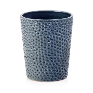 Osłonka szara na storczyka ceramiczna 13 cm