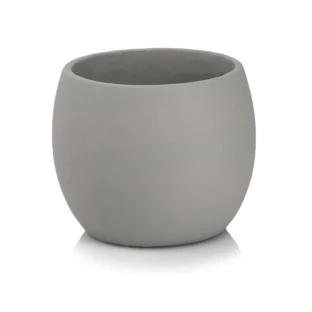 Osłonka betonowa szara kula ceramiczna 14 cm
