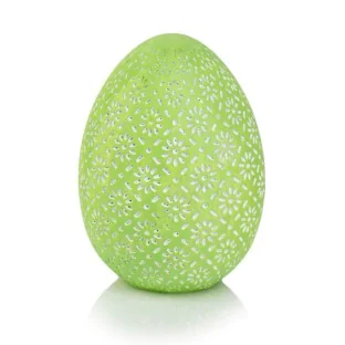 Jajko zielone ceramiczne wielkanocne figurka 15 cm