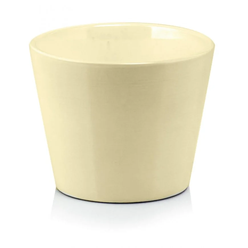 Osłonka kremowa pod prymulkę ceramiczna 12 cm