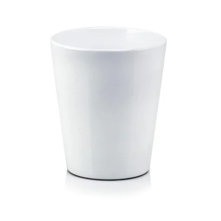 Osłonka biała ceramiczna doniczka 10,5 cm