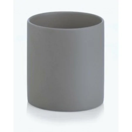 Osłonka szara matowa ceramiczna walec 13 cm