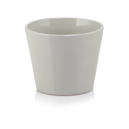 Osłonka szara doniczka pod prymulkę ceramiczna 12 cm