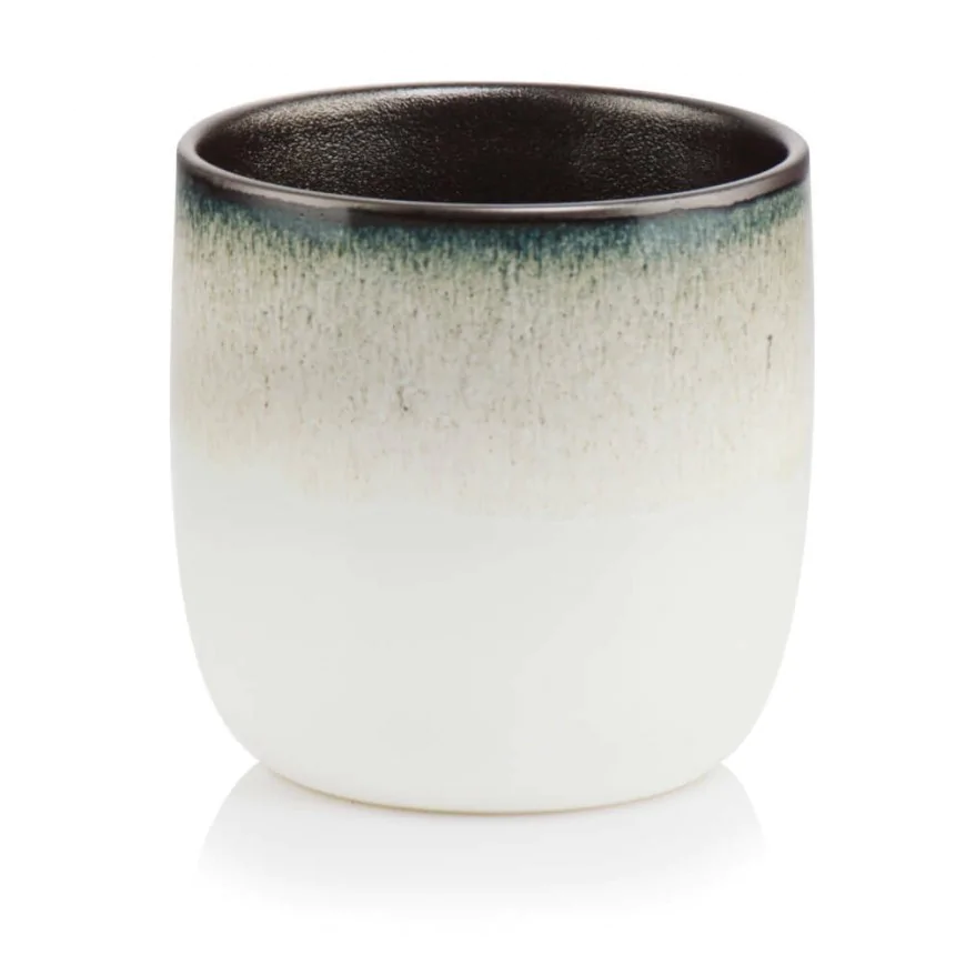 Osłonka brązowa kremowa cieniowana vintage 13 cm