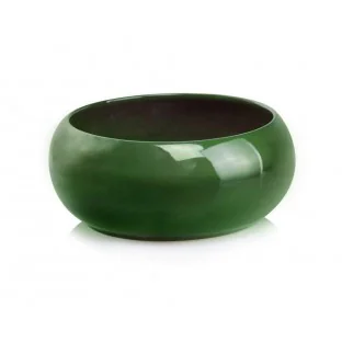 Misa zielona mała osłonka ceramiczna 13x6