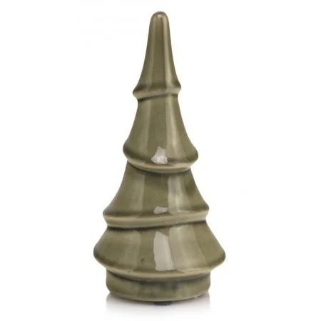 Choinka ceramiczna zielona dekoracja 20 cm