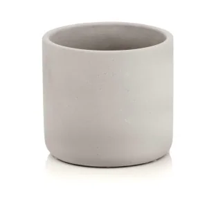 Doniczka betonowa szara osłonka okrągła 16 cm