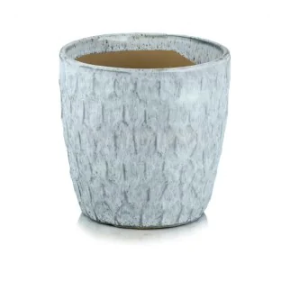 Osłonka niebieska błękitna cieniowana doniczka 16 cm