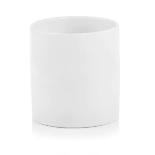 Osłonka na kaktusa sukulenta biała mini 7,5 cm