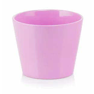 Osłonka jasny fiolet pod prymulkę ceramiczna 12 cm