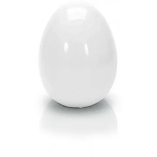Jajko białe ceramiczne wielkanocne figurka 6 cm