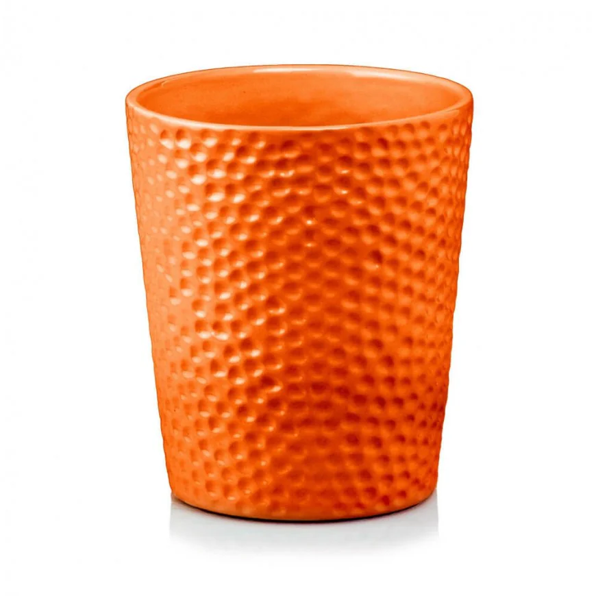 Osłonka mała pomarańczowa ceramiczna 10,5 cm