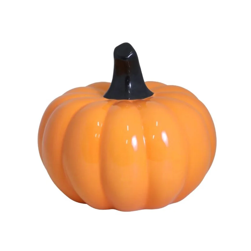 Dynia pomarańczowa ceramiczna do dekoracji mini 7 cm