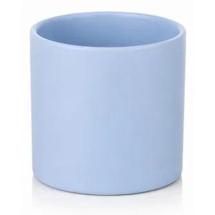 Osłonka na kaktusa sukulenta błękitna mini 7,5 cm