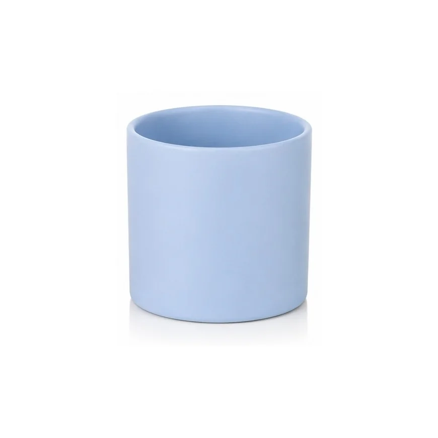 Osłonka na kaktusa sukulenta błękitna mini 7,5 cm