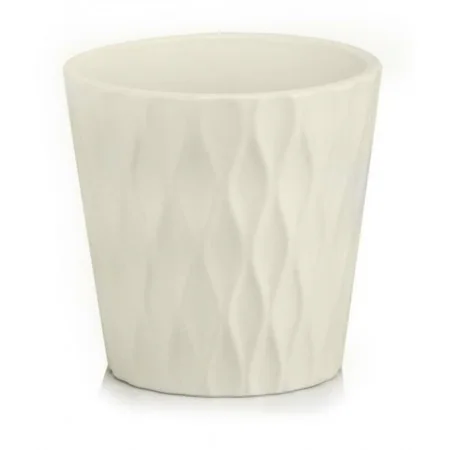 Osłonka kremowa z wzorem ceramiczna 16 cm